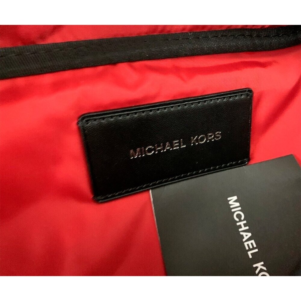 S Michael Kors Cooper Belt Bag Racing Red / Black 37U0LCOY0L NWT $278 Retail - Picture 4 of 6